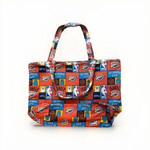 Custom Made Oklahoma City Thunder Printed Tote Bag